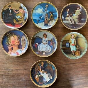 NORMAN ROCKWELL Lot of Decorative Plates